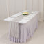 Scuba Polyester 12"x108" Table Runner Shimmer Silver - Wrinkle-Free Table Linen