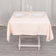 Premium Polyester 54"x54" Square Tablecloth Blush - Stain and Wrinkle-Resistant 220GSM Table Cover