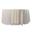 Scuba Polyester 12"x108" Table Runner Ivory - Wrinkle-Free Table Linen