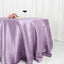 Taffeta 132" Round Tablecloth Violet Amethyst - Seamless Accordion Crinkle Table Cover