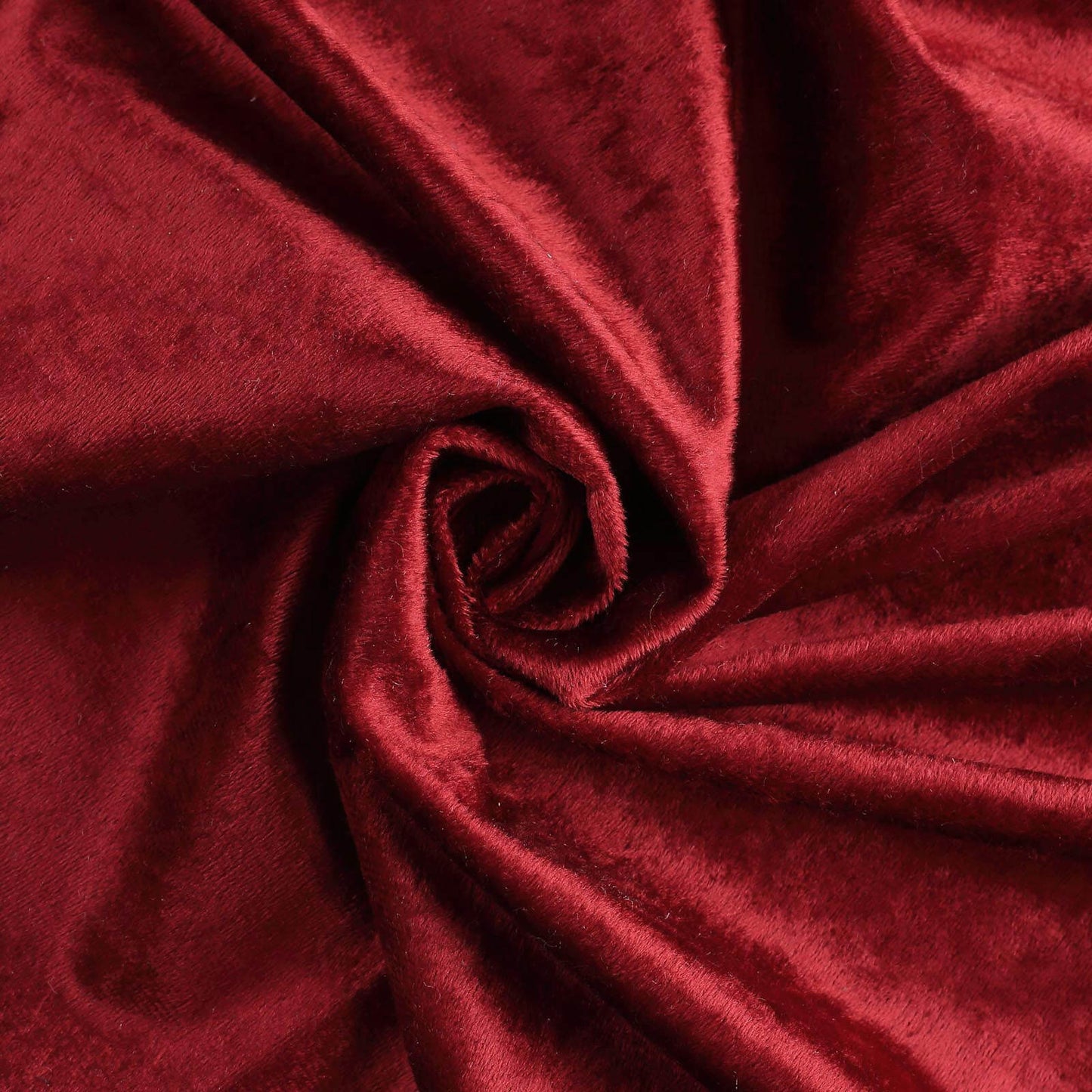 Premium Velvet 120" Round Tablecloth Burgundy - Reusable Soft & Seamless Table Cover - Linen Luxes