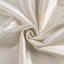 Premium Velvet 120" Round Tablecloth Ivory - Reusable Soft & Seamless Table Cover - Linen Luxes