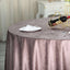 Premium Velvet 120" Round Tablecloth Mauve - Reusable Soft & Seamless Table Cover - Linen Luxes