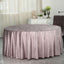 Premium Velvet 120" Round Tablecloth Mauve - Reusable Soft & Seamless Table Cover - Linen Luxes