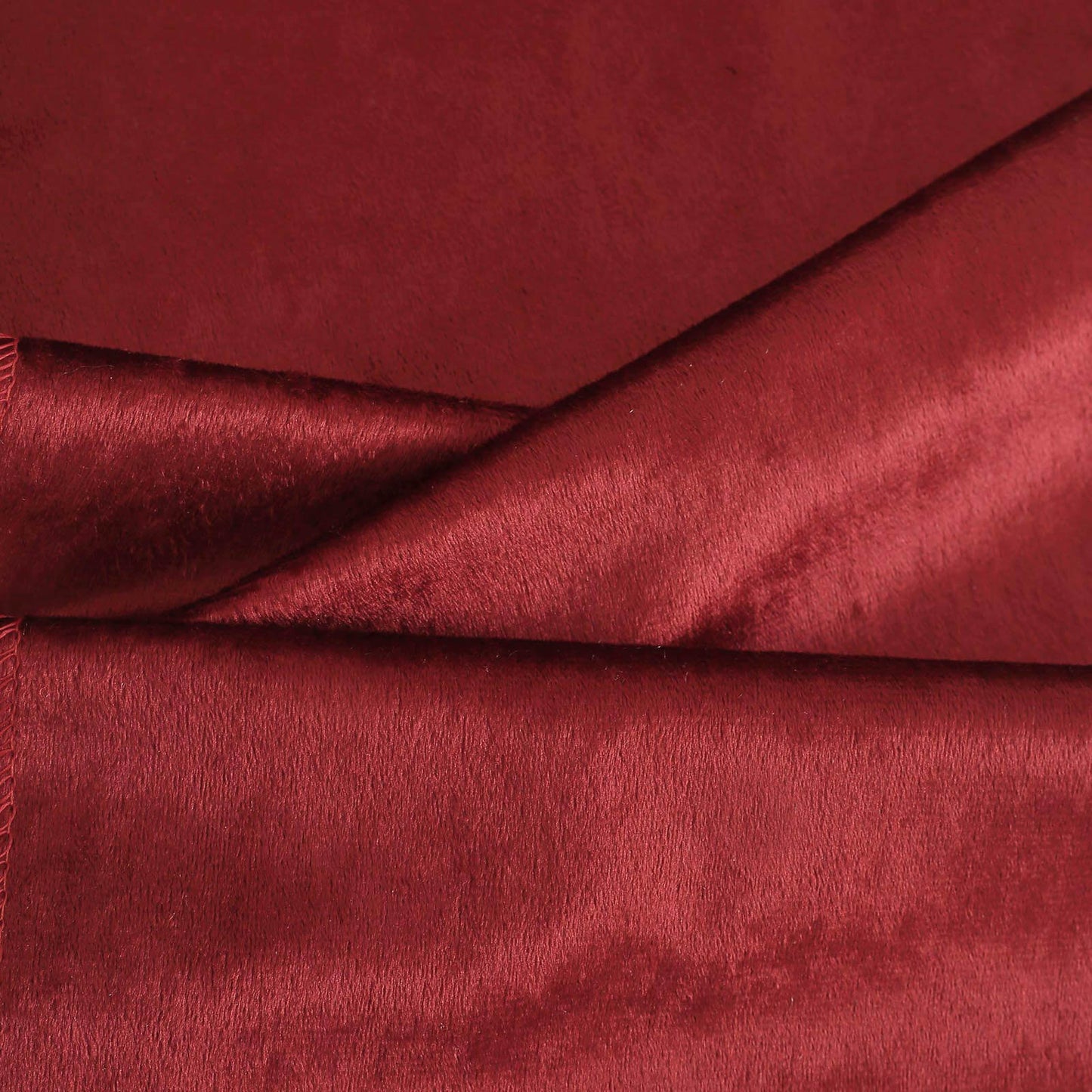 Premium Velvet 12"x108" Table Runner Burgundy - Sheen Finish Reusable Table Decor - Linen Luxes