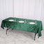 Premium Velvet 60"x102" Rectangle Tablecloth Hunter Emerald Green - Reusable & Soft Table Cover - Linen Luxes