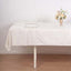 Premium Velvet 60"x102" Rectangle Tablecloth Ivory - Reusable & Soft Table Cover - Linen Luxes