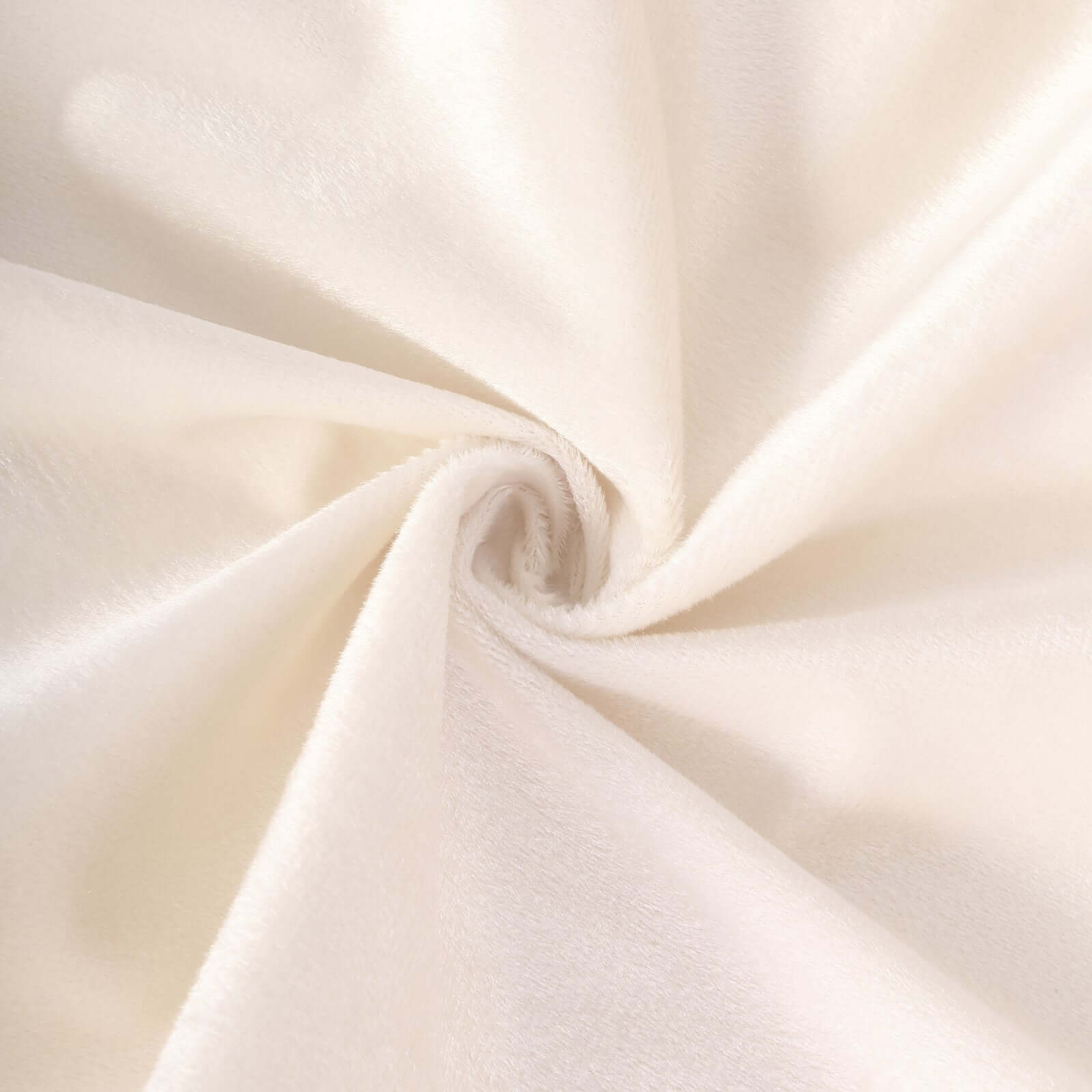 Premium Velvet 60"x102" Rectangle Tablecloth Ivory - Reusable & Soft Table Cover - Linen Luxes