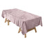 Premium Velvet 60"x102" Rectangle Tablecloth Mauve - Reusable & Soft Table Cover - Linen Luxes