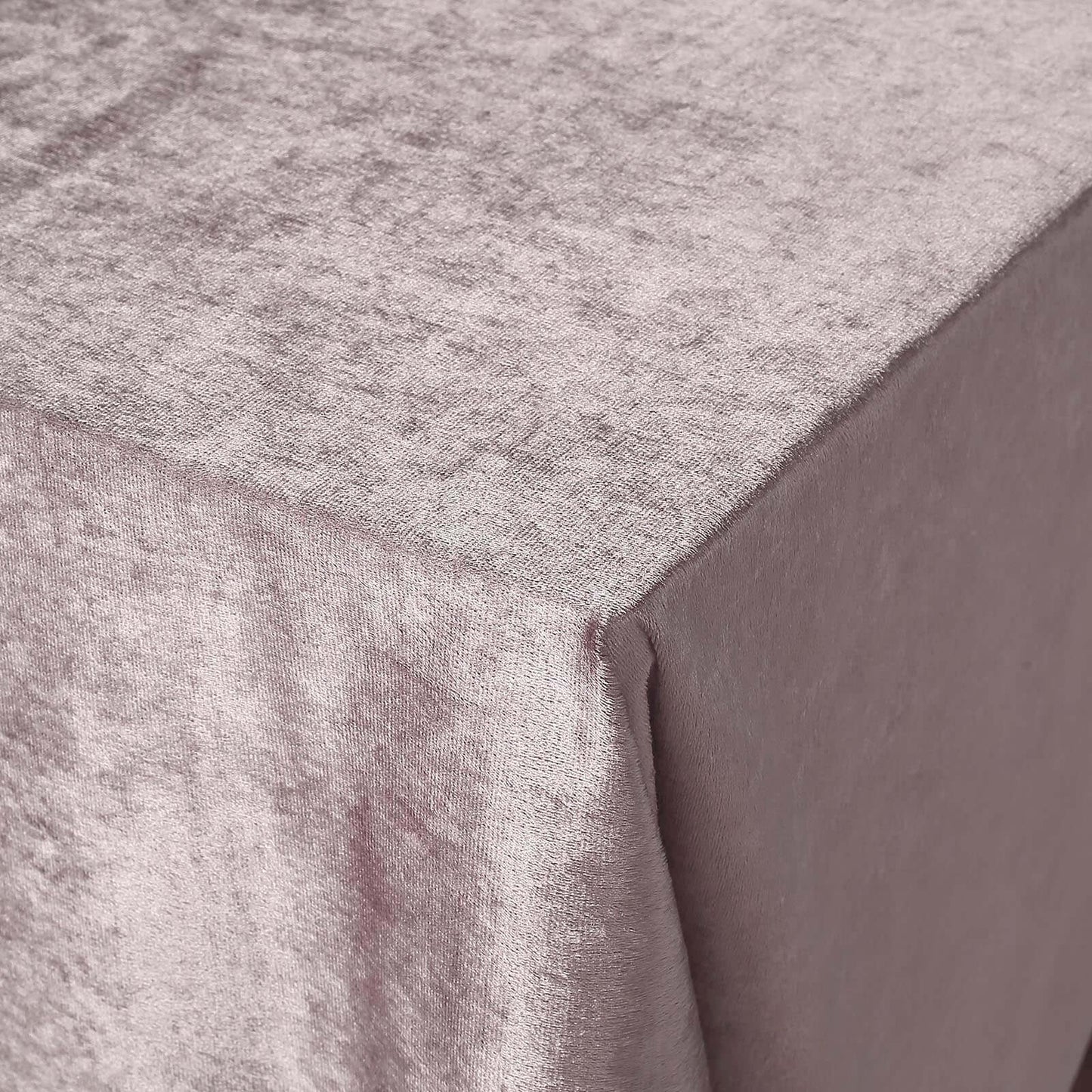 Premium Velvet 60"x102" Rectangle Tablecloth Mauve - Reusable & Soft Table Cover - Linen Luxes