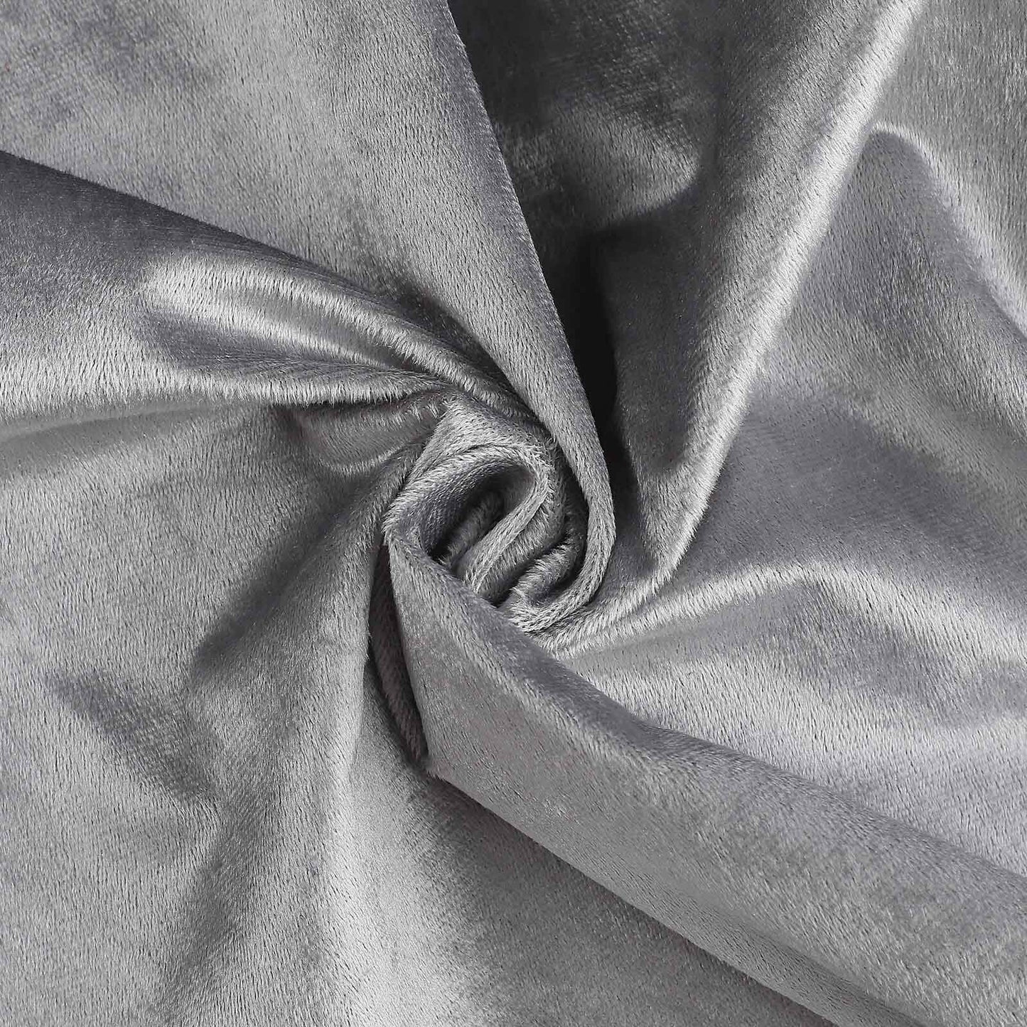 Premium Velvet 60"x102" Rectangle Tablecloth Silver - Reusable & Soft Table Cover - Linen Luxes