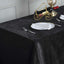 Premium Velvet 90"x132" Rectangle Tablecloth Black - Reusable Soft & Polished Seamless Table Cover for Luxury Weddings & Events - Linen Luxes
