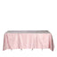 Premium Velvet 90"x132" Rectangle Tablecloth Blush - Reusable Soft & Seamless Table Cover - Linen Luxes