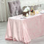 Premium Velvet 90"x132" Rectangle Tablecloth Blush - Reusable Soft & Seamless Table Cover - Linen Luxes
