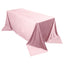 Premium Velvet 90"x132" Rectangle Tablecloth Blush - Reusable Soft & Seamless Table Cover - Linen Luxes