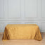 Premium Velvet 90"x132" Rectangle Tablecloth Gold - Reusable Soft & Polished Seamless Table Cover for Luxury Weddings & Events - Linen Luxes
