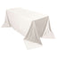 Premium Velvet 90"x132" Rectangle Tablecloth Ivory - Reusable Soft & Seamless Table Cover - Linen Luxes