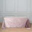 Premium Velvet 90"x132" Rectangle Tablecloth Mauve - Reusable Soft & Seamless Table Cover - Linen Luxes