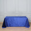 Premium Velvet 90"x132" Rectangle Tablecloth Royal Blue - Reusable Soft & Seamless Table Cover - Linen Luxes