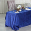 Premium Velvet 90"x132" Rectangle Tablecloth Royal Blue - Reusable Soft & Seamless Table Cover - Linen Luxes