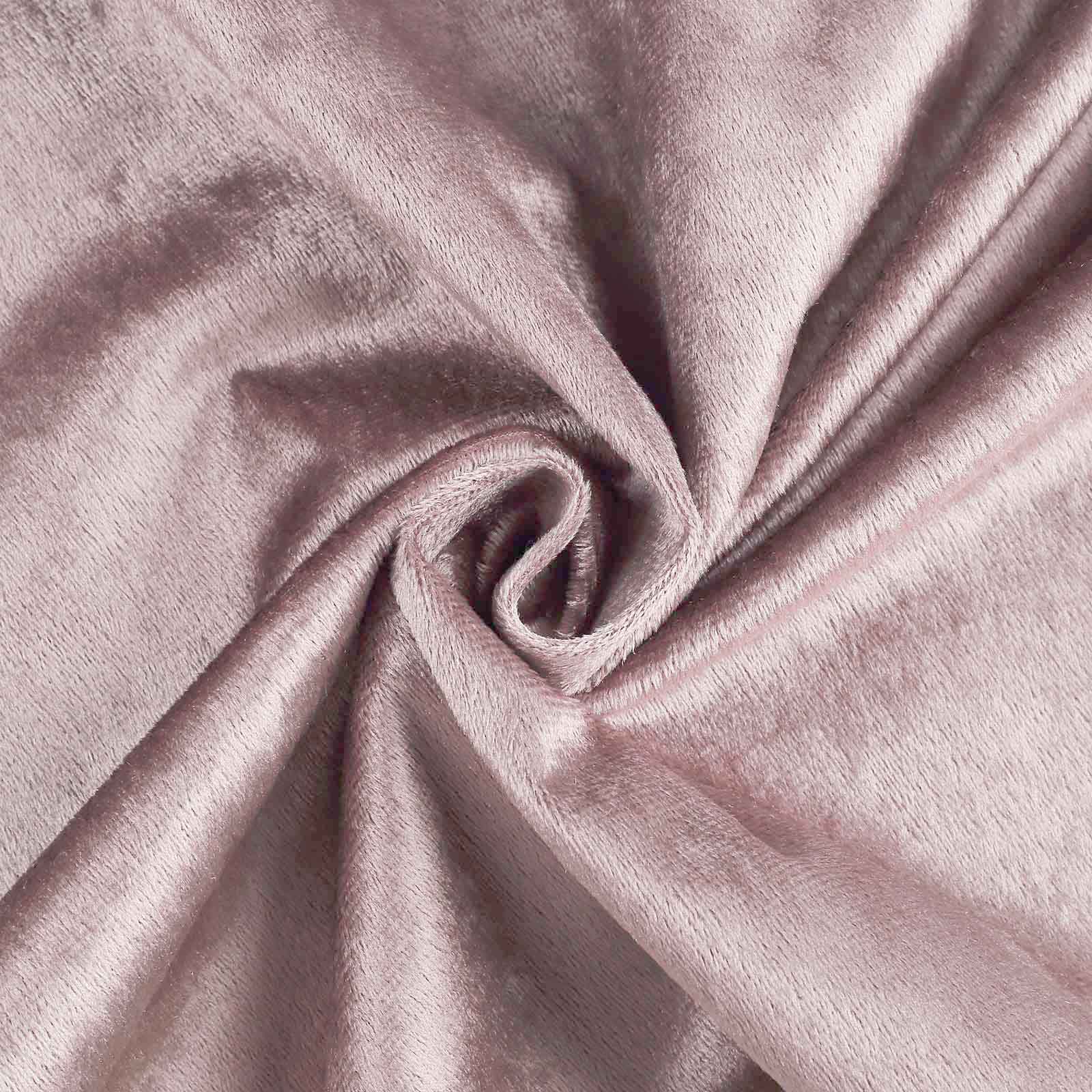 Premium Velvet 90"x156" Rectangle Tablecloth Mauve - Reusable Soft & Seamless Table Cover - Linen Luxes