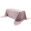Premium Velvet 90"x156" Rectangle Tablecloth Mauve - Reusable Soft & Seamless Table Cover - Linen Luxes
