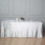 Premium Velvet 90"x156" Rectangle Tablecloth Silver - Reusable Soft & Seamless Table Cover - Linen Luxes