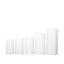 Set of 5 White Spandex Cylinder Pedestal Stand Covers, Stretchable Pillar Prop Covers - 160 GSM