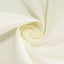 Cotton Blend 90" Round Tablecloth Ivory - Wrinkle-Resistant Table Cover