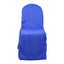 Polyester Slip On Banquet Chair Covers Royal Blue - Stain-Resistant Reusable Durable Fabric