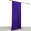 Purple 4-Way Stretch Spandex Event Curtain Drapes, Wrinkle Free Backdrop Event Panel with Rod Pockets - 5ftx10ft