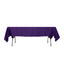 Lamour Satin 60"x102" Rectangle Tablecloth Purple - Durable & Silky Soft Feel Table Cover