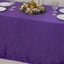 Lamour Satin 90"x132" Rectangle Tablecloth Purple - Soft & Silk-Like Seamless Table Cover
