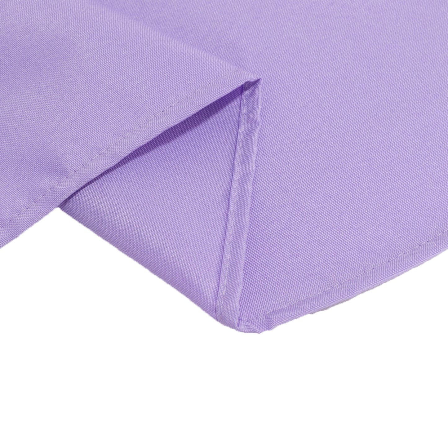 Premium Polyester 70"x70" Table Overlay Square Tablecloth Lavender Lilac 220GSM Wrinkle-Resistant Table Cover