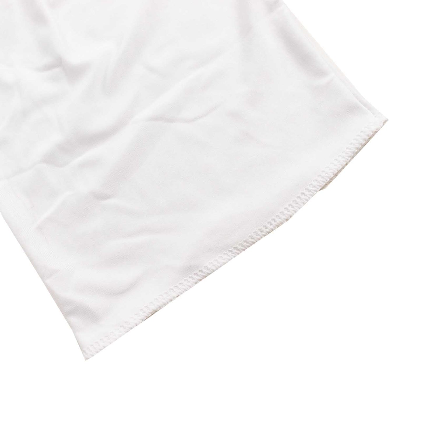 7.5ft White Spandex Crescent Moon Wedding Arch Cover, Custom Fitted Chiara Backdrop Stand Cover