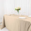 Polyester 90"x156" Rectangle Tablecloth Nude - Seamless Wrinkle-Resistant Table Cover