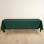 Scuba Rectangular 60"x102" Tablecloth Hunter Emerald Green - Wrinkle Free & Stain Resistant Table Cover