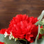 12 Bushes Red Artificial Silk Chrysanthemum Flower Bouquets