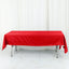 Cotton Blend 60"x102" Rectangle Tablecloth Red - Wrinkle-Resistant Table Cover