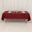 Lamour Satin 60"x102" Rectangle Tablecloth Burgundy - Durable & Silky Soft Feel Table Cover