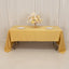 Lamour Satin 60"x126" Rectangle Tablecloth Champagne - Soft & Silk-Like Table Cover