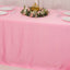 Lamour Satin 90"x132" Rectangle Tablecloth Pink - Soft & Silk-Like Seamless Table Cover