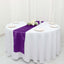 Premium Velvet 12"x108" Table Runner Purple - Sheen Finish Reusable Table Decor