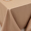 Lamour Satin 90"x132" Rectangle Tablecloth Nude - Soft & Silk-Like Seamless Table Cover