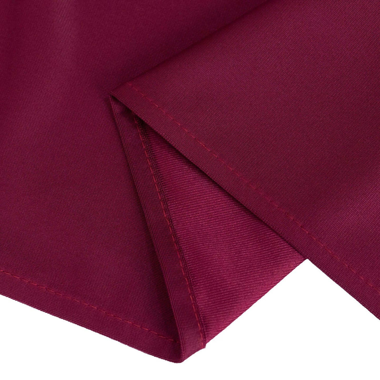Scuba 70"x70" Table Overlay Square Tablecloth Burgundy - Wrinkle Free & Stain Resistant Table Cover
