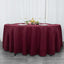 Premium Polyester 108" Round Tablecloth Burgundy - Wrinkle-Resistant 220GSM Table Cover