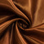 Satin 132" Round Tablecloth Cinnamon Brown - Stylish Seamless Table Cover