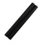 5-Pack Taper Candles Ribbed Wick Ribbon Wax Design Black - Premium Unscented Dinner Candles 9"