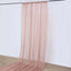 10ftx30ft Dusty Rose Sheer Ceiling Drape Curtain Panels Durable Flame Resistant Fabric
