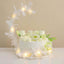Ostrich Feather Cake Topper with LED Light Up Design - Real Feather Wedding Cake Decor 35"